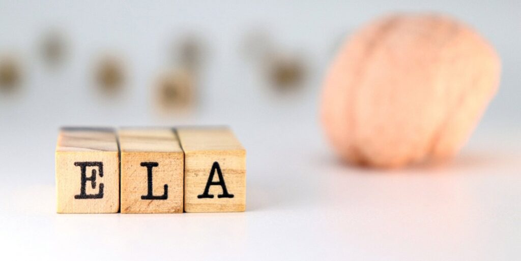 27/06/2025 Spanish word ELA. Acronym of amyotrophic lateral sclerosis on white background.
SALUD 
PHALEXAVILES