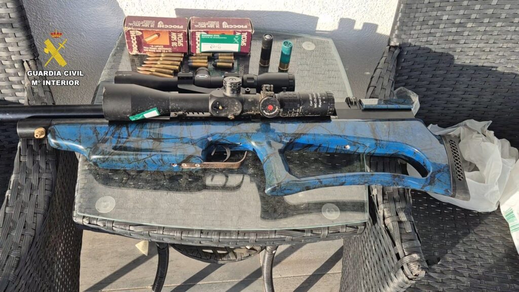 13/07/2026 Arma incautada por la Guardia Civil en la operación 'Sariqatum Oris'.
SOCIEDAD ESPAÑA EUROPA CASTILLA-LA MANCHA
GUARDIA CIVIL
