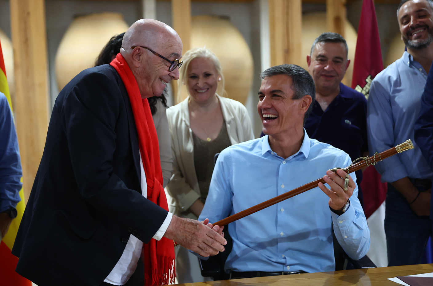 Pedro Sánchez en Noblejas