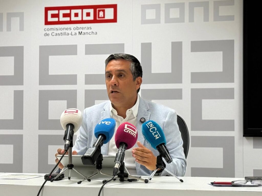 02/09/2026 El secretario general de CCOO C-LM, Javier Ortega.
ECONOMIA ESPAÑA EUROPA CASTILLA-LA MANCHA
CCOO