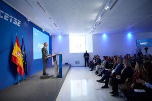 El ministro del Interior, Fernando Grande-Marlaska, presentan el nuevo modelo de respuesta policial a la violencia de género. LUGAR: Centro Tecnológico de Seguridad (CETSE), a 15 de enero de 2025, en Madrid (España)