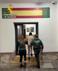 23/10/2026 Imagen de la detenida.
SOCIEDAD 
GUARDIA CIVIL