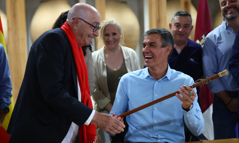 Pedro Sánchez en Noblejas