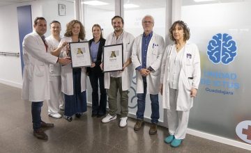 04/02/2026 La Sociedad Europea de Ictus premia al servicio de Neurología del Hospital de Guadalajara.

El Hospital Universitario de Guadalajara, dependiente del Servicio de Salud de Castilla-La Mancha (Sescam), ha obtenido un importante reconocimiento internacional por parte de la Sociedad Europea de Ictus (European Stroke Organisation, ESO).

SALUD 
J. JAVIER RAMOS / SESCAM