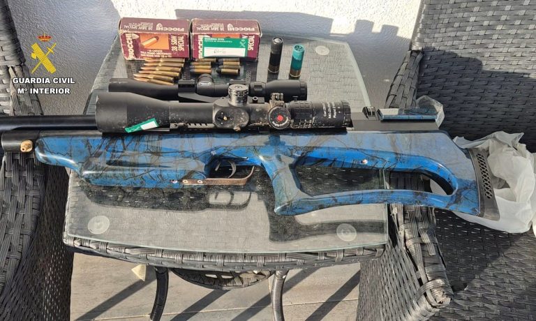 13/07/2026 Arma incautada por la Guardia Civil en la operación 'Sariqatum Oris'.
SOCIEDAD ESPAÑA EUROPA CASTILLA-LA MANCHA
GUARDIA CIVIL