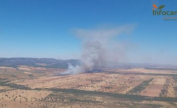 Incendio forestal en Retuerta del Bullaque.