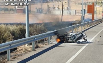 17/08/2026 Moto accidentada en Almuradiel
SOCIEDAD 
GUARDIA CIVIL