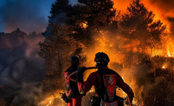 Incendio LA Mierla