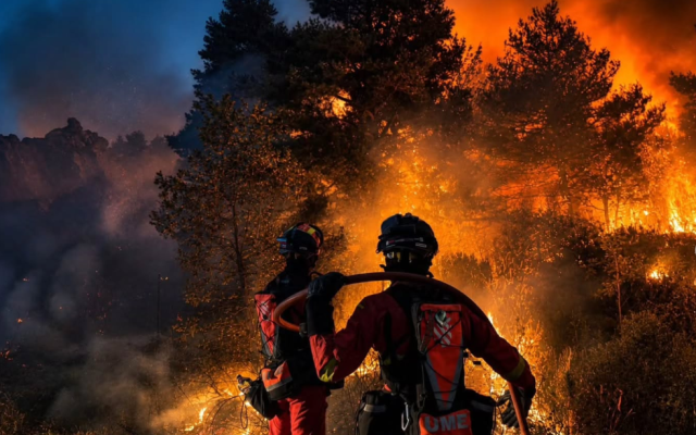 Incendio LA Mierla